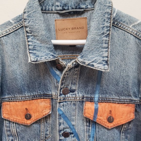 Wren + Glory x Lucky Brand One-of-a-Kind Coachella Denim Jacket! - Picture 6 of 15